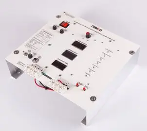Industrial lighting control panel with JBE dimmer modules installed