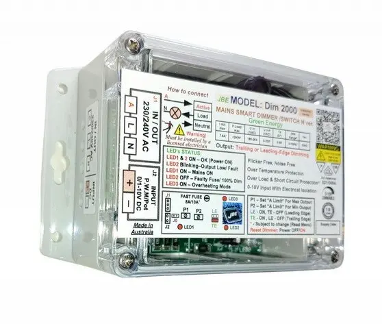 1–10V dimmer module used in an industrial lighting control system